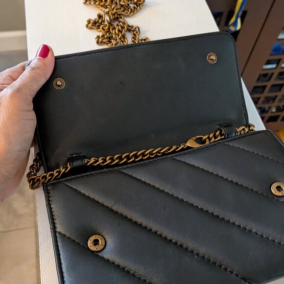 Kurt Geiger London Kensington/Soho Quilted Leather Wallet Bag Crossbody - Picture 3 of 4